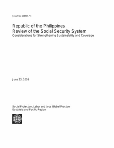 Republic of the Philippines Social Security System