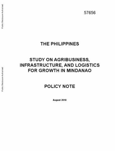 thesis title about agribusiness in the philippines