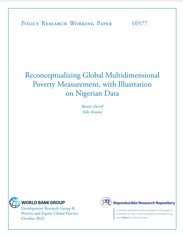 Reconceptualizing Global Multidimensional Poverty Measurement, with ...