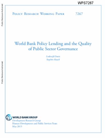 world bank policy research working paper no 5430