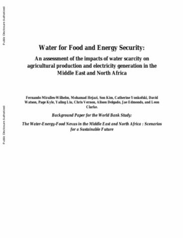 Fernando Miralles-Wilhelm – Water Security